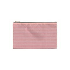 Red Polka Dots Line Spot Cosmetic Bag (small) 