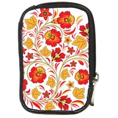 Wreaths Flower Floral Sexy Red Sunflower Star Rose Compact Camera Cases by Mariart