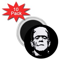 Frankenstein s Monster Halloween 1 75  Magnets (10 Pack)  by Valentinaart
