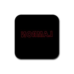 Normal Rubber Square Coaster (4 Pack)  by Valentinaart
