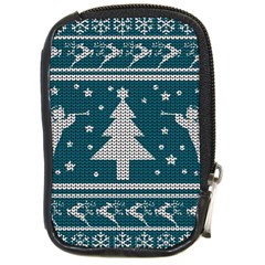 Ugly Christmas Sweater Compact Camera Cases by Valentinaart