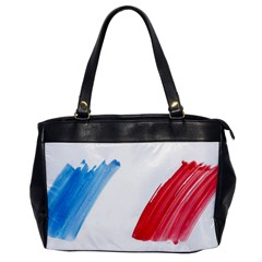 France Flag, Banner Watercolor Painting Art Office Handbags by picsaspassion