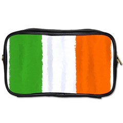 Flag Ireland, Banner Watercolor Painting Art Toiletries Bags by picsaspassion