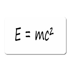 E=mc2 Gravity Formula Physics Magnet (rectangular) by picsaspassion