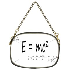 E=mc2 Formula Physics Relativity Chain Purses (one Side)  by picsaspassion