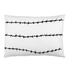 Barbed Wire Black Pillow Case (two Sides)