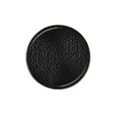 Gray Plaid Black Hat Clip Ball Marker (10 Pack)