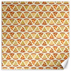 Food Pizza Bread Pasta Triangle Canvas 20  X 20   by Mariart