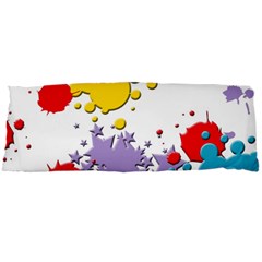 Paint Splash Rainbow Star Body Pillow Case Dakimakura (two Sides)