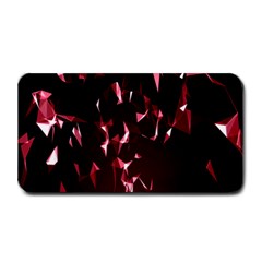 Lying Red Triangle Particles Dark Motion Medium Bar Mats by Mariart