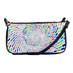 Prismatic Abstract Rainbow Shoulder Clutch Bags