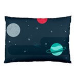 Space Pelanet Galaxy Comet Star Sky Blue Pillow Case