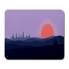 Wedding Lavender Moon Romantic Natural Large Mousepads by Mariart
