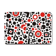Square Objects Future Modern Small Doormat  by Celenk