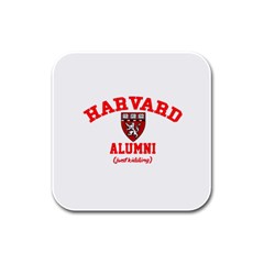 Harvard Alumni Just Kidding Rubber Square Coaster (4 Pack)  by Celenk