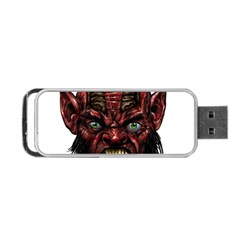 Krampus Devil Face Portable Usb Flash (one Side) by Celenk