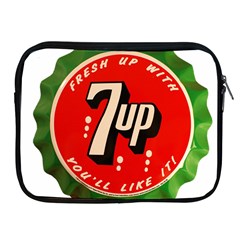 Fresh Up With  7 Up Bottle Cap Tin Metal Apple Ipad 2/3/4 Zipper Cases by Celenk