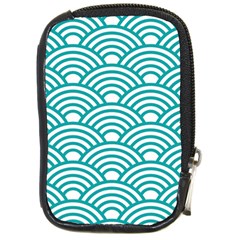 Art Deco Teal Compact Camera Cases by NouveauDesign