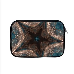 Kaleidoscopic Design Elegant Star Brown Turquoise Apple Macbook Pro 15  Zipper Case by yoursparklingshop