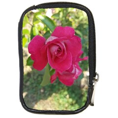Romantic Red Rose Photography Compact Camera Cases by yoursparklingshop