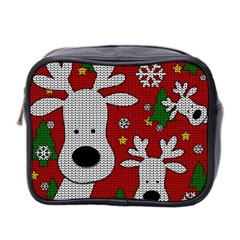 Cute Reindeer  Mini Toiletries Bag 2-side by Valentinaart