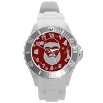 Ugly Christmas Sweater Round Plastic Sport Watch (L)