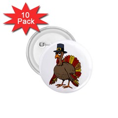 Thanksgiving Turkey  1 75  Buttons (10 Pack) by Valentinaart