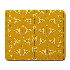 Fishes Talking About Love And   Yellow Stuff Large Mousepads by pepitasart