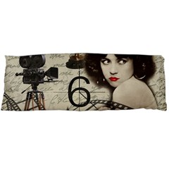 Vintage Cinema Body Pillow Case (dakimakura) by Valentinaart