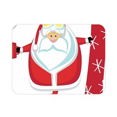 Christmas Santa Claus Double Sided Flano Blanket (mini) 