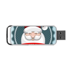 Christmas Santa Claus Xmas Portable Usb Flash (two Sides)