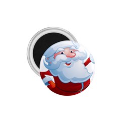 Christmas Santa Claus Snow Red White 1 75  Magnets by Alisyart