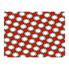 Christmas Star Red Green Double Sided Flano Blanket (mini)  by Alisyart
