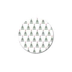 Christmas Tree Green Star Red Golf Ball Marker (10 Pack)