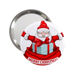 Merry Christmas Santa Claus 2 25  Handbag Mirrors by Alisyart