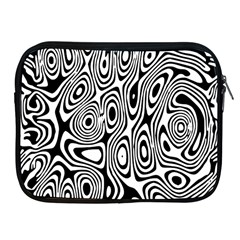 Psychedelic Zebra Black Circle Apple Ipad 2/3/4 Zipper Cases by Alisyart