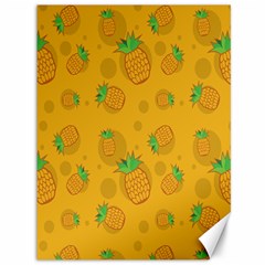 Fruit Pineapple Yellow Green Canvas 36  X 48  