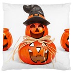 Funny Halloween Pumpkins Large Cushion Case (One Side) Front