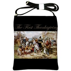 The First Thanksgiving Shoulder Sling Bags by Valentinaart