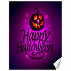 Happy Ghost Halloween Canvas 18  X 24  