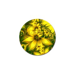 Beautiful Yellow-green Meadow Of Daffodil Flowers Golf Ball Marker (4 Pack) by jayaprime
