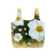 Summer Anemone Sylvestris Full Print Recycle Bags (s)  by Celenk