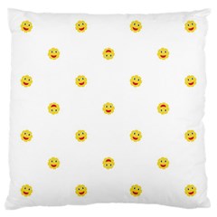 Happy Sun Motif Kids Seamless Pattern Large Cushion Case (one Side) by dflcprintsclothing