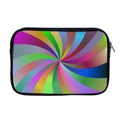 Spiral Background Design Swirl Apple Macbook Pro 17  Zipper Case by Celenk
