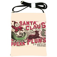 Vintage Santa Claus  Shoulder Sling Bags by Valentinaart