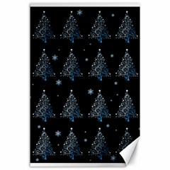Christmas Tree - Pattern Canvas 24  X 36  by Valentinaart