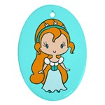 Tiny Princess CutiE Oval Ornament Front