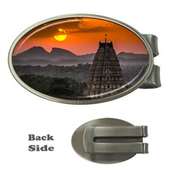 Beautiful Village Of Hampi Money Clips (oval)  by Celenk