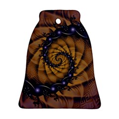 An Emperor Scorpion s 1001 Fractal Spiral Stingers Bell Ornament (two Sides) by jayaprime