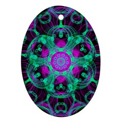 Pattern Oval Ornament (two Sides) by gasi